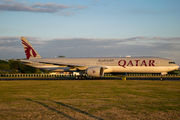 Qatar Airways Boeing 777-3DZ(ER) (A7-BAQ) at  Maastricht-Aachen, Netherlands