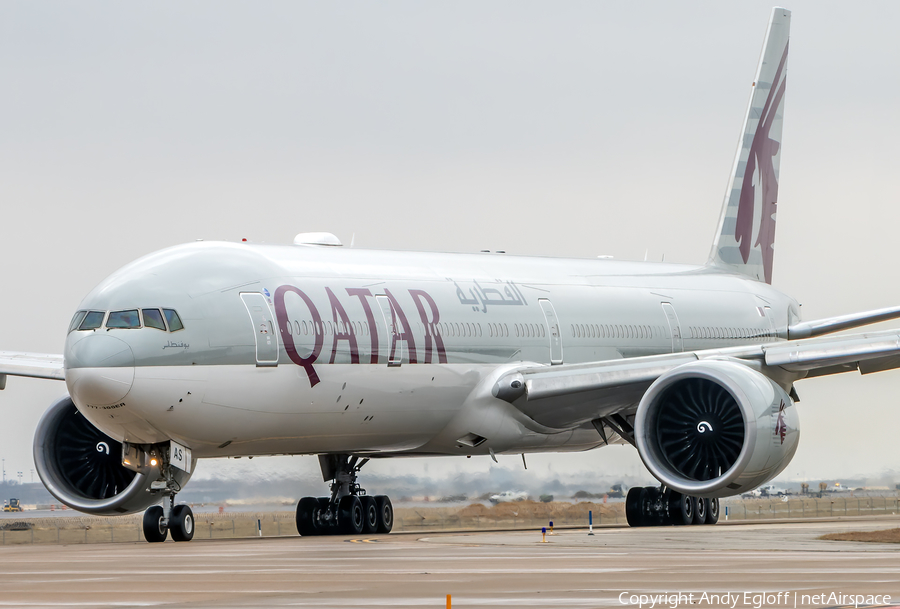 Qatar Airways Boeing 777-3DZ(ER) (A7-BAS) | Photo 434413