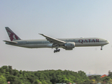 Qatar Airways Boeing 777-3DZ(ER) (A7-BAS) at  Denpasar/Bali - Ngurah Rai International, Indonesia