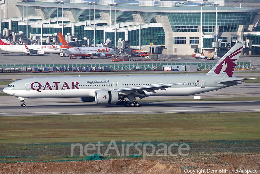 Qatar Airways Boeing 777-3DZ(ER) (A7-BAS) | Photo 372463