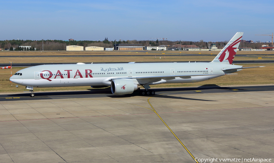 Qatar Airways Boeing 777-3DZ(ER) (A7-BAS) | Photo 236283