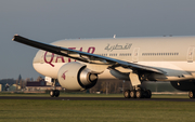 Qatar Airways Boeing 777-3DZ(ER) (A7-BAV) at  Amsterdam - Schiphol, Netherlands