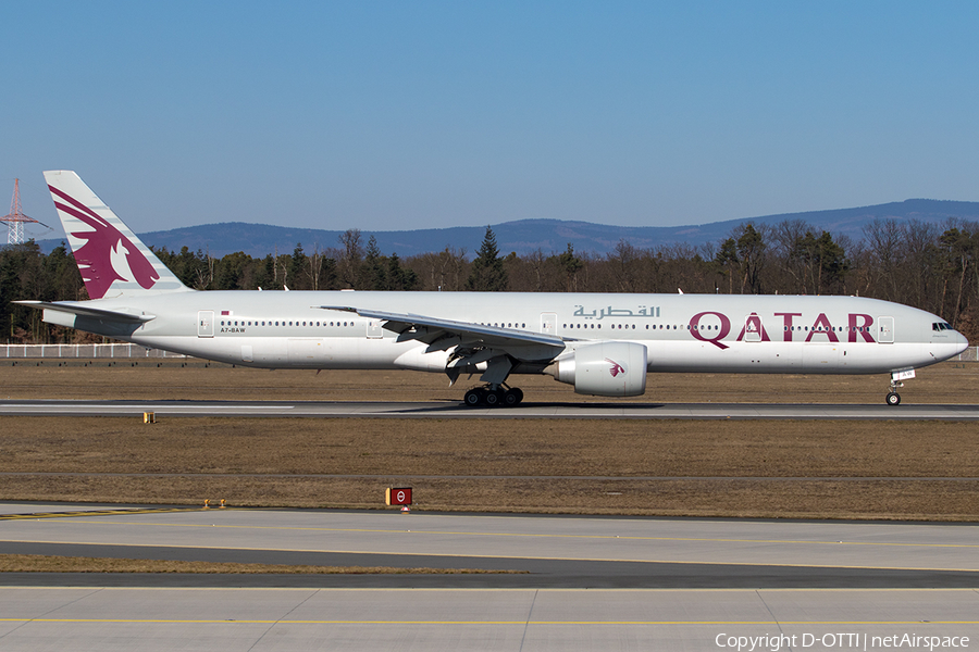 Qatar Airways Boeing 777-3DZ(ER) (A7-BAW) | Photo 224522