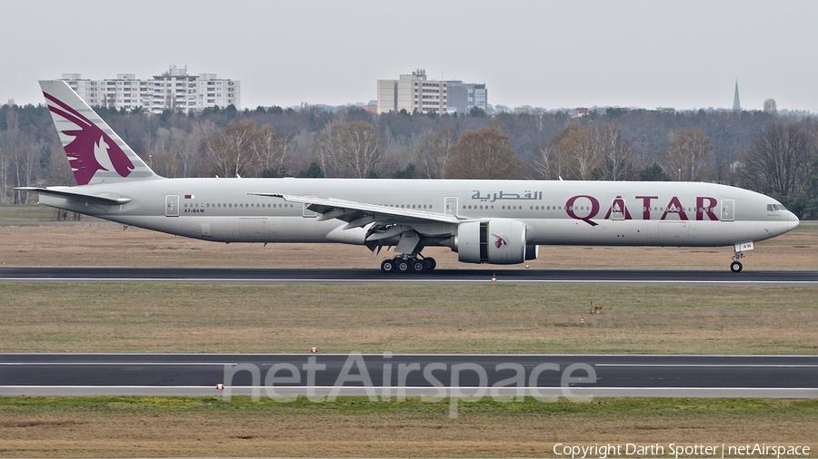 Qatar Airways Boeing 777-3DZ(ER) (A7-BAW) | Photo 260803