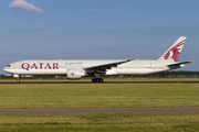 Qatar Airways Boeing 777-3DZ(ER) (A7-BAX) at  Amsterdam - Schiphol, Netherlands