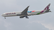 Qatar Airways Boeing 777-3DZ(ER) (A7-BAX) at  Bangkok - Suvarnabhumi International, Thailand