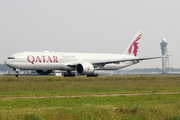 Qatar Airways Boeing 777-3DZ(ER) (A7-BAY) at  Amsterdam - Schiphol, Netherlands