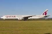 Qatar Airways Boeing 777-3DZ(ER) (A7-BAY) at  Amsterdam - Schiphol, Netherlands