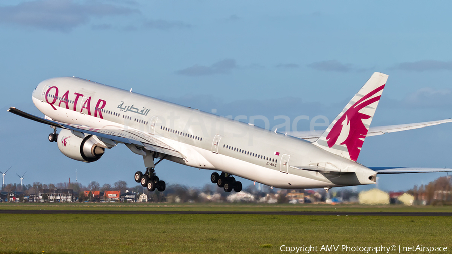 Qatar Airways Boeing 777-3DZ(ER) (A7-BAZ) | Photo 106174