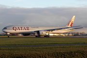 Qatar Airways Boeing 777-3DZ(ER) (A7-BAZ) at  Amsterdam - Schiphol, Netherlands