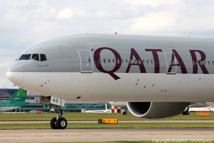 Qatar Airways Boeing 777-3DZ(ER) (A7-BAZ) | Photo 382657