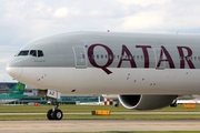 Qatar Airways Boeing 777-3DZ(ER) (A7-BAZ) at  Manchester - International (Ringway), United Kingdom