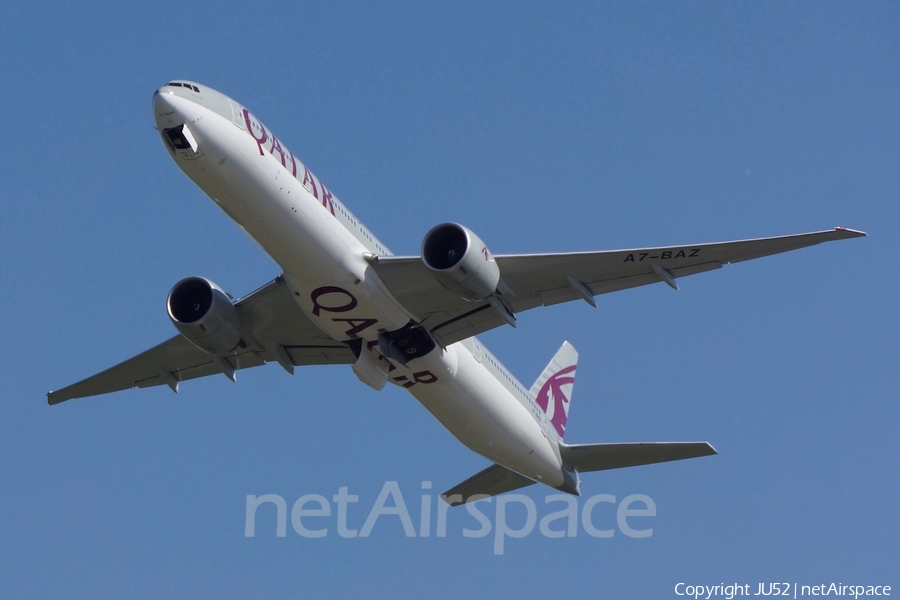 Qatar Airways Boeing 777-3DZ(ER) (A7-BAZ) | Photo 325323