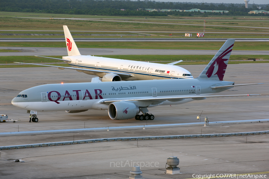 Qatar Airways Boeing 777-2DZ(LR) (A7-BBA) | Photo 54475