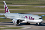 Qatar Airways Boeing 777-2DZ(LR) (A7-BBA) at  Houston - George Bush Intercontinental, United States