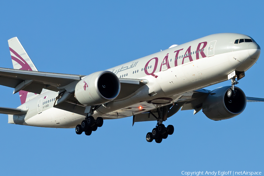 Qatar Airways Boeing 777-2DZ(LR) (A7-BBB) | Photo 436398