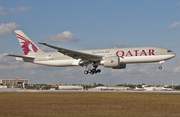 Qatar Airways Boeing 777-2DZ(LR) (A7-BBB) at  Miami - International, United States