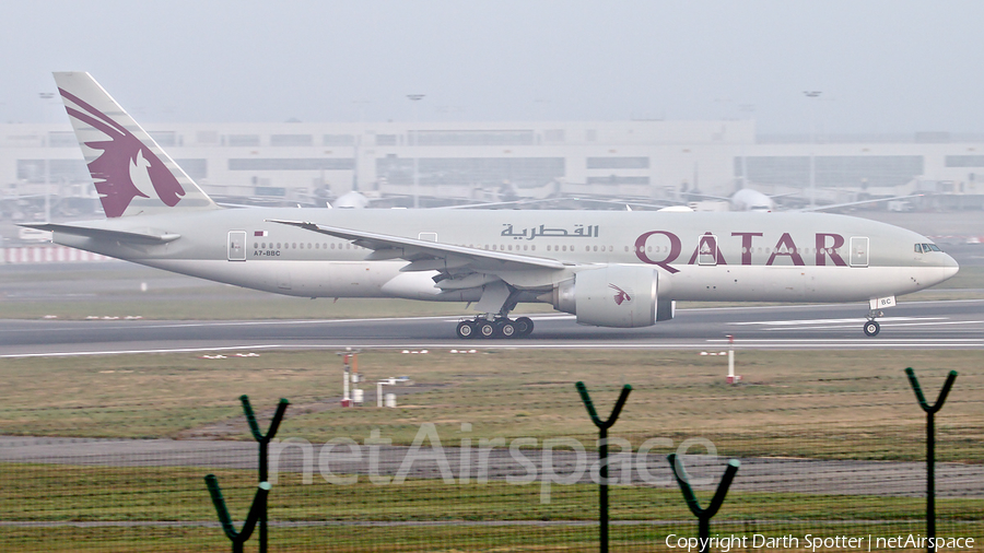 Qatar Airways Boeing 777-2DZ(LR) (A7-BBC) | Photo 355715