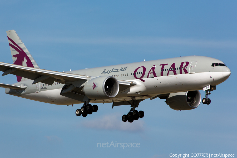 Qatar Airways Boeing 777-2DZ(LR) (A7-BBC) | Photo 129753