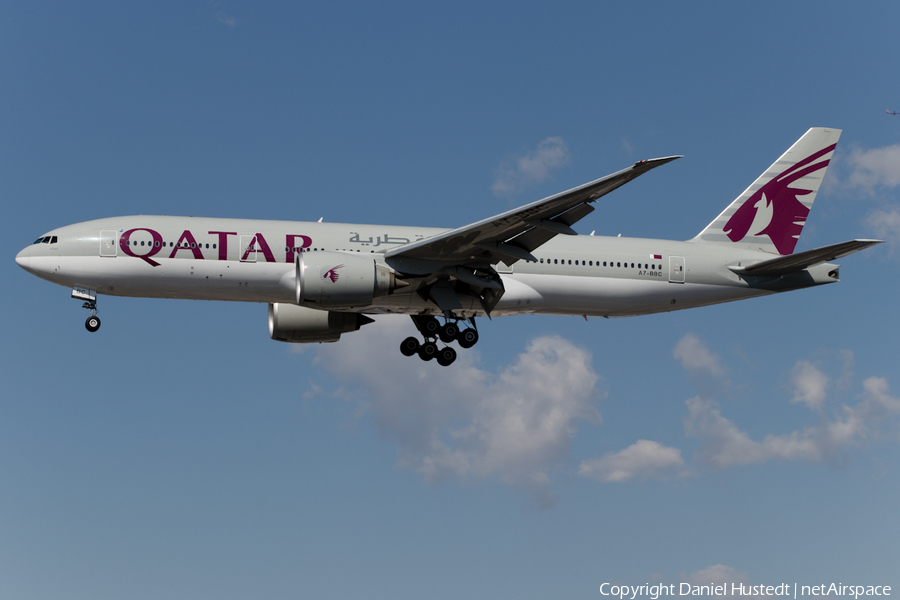 Qatar Airways Boeing 777-2DZ(LR) (A7-BBC) | Photo 446731