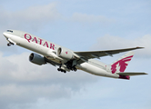 Qatar Airways Boeing 777-2DZ(LR) (A7-BBC) at  London - Heathrow, United Kingdom