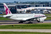 Qatar Airways Boeing 777-2DZ(LR) (A7-BBC) at  London - Heathrow, United Kingdom