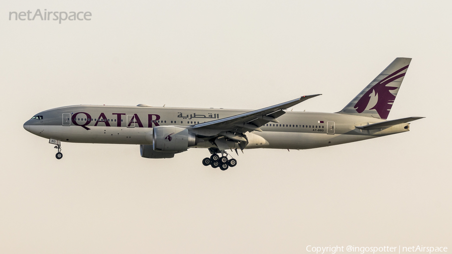 Qatar Airways Boeing 777-2DZ(LR) (A7-BBD) | Photo 358873
