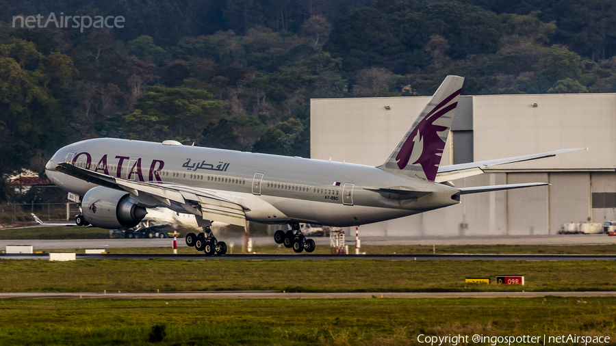 Qatar Airways Boeing 777-2DZ(LR) (A7-BBD) | Photo 358874