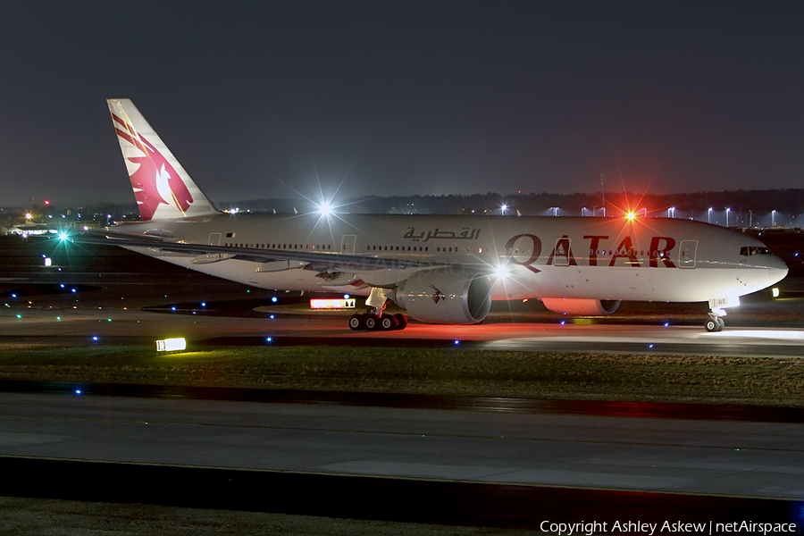 Qatar Airways Boeing 777-2DZ(LR) (A7-BBE) | Photo 164530