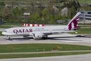 Qatar Airways Boeing 777-2DZ(LR) (A7-BBE) at  Zurich - Kloten, Switzerland