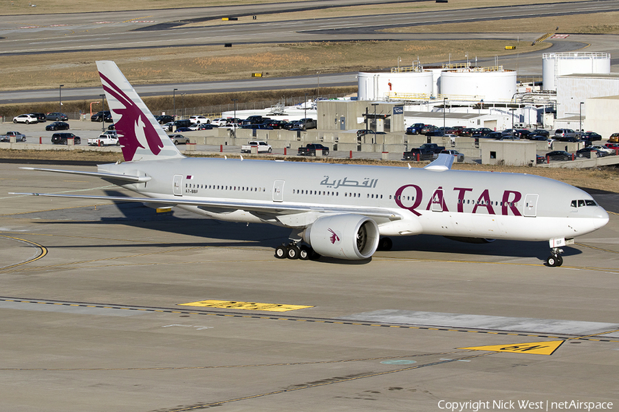 Qatar Airways Boeing 777-2DZ(LR) (A7-BBF) | Photo 366626