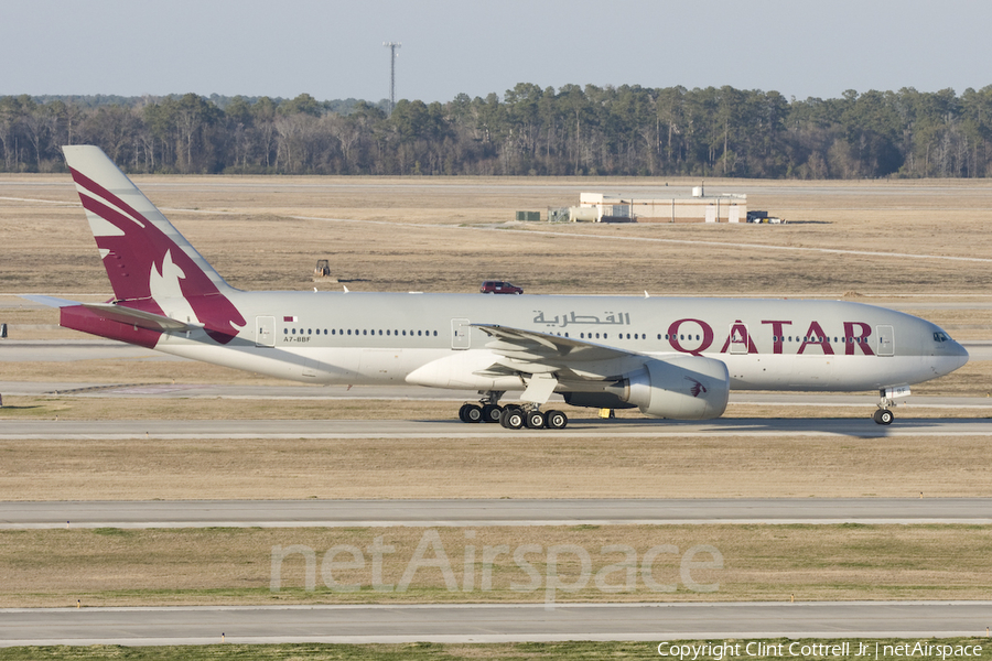 Qatar Airways Boeing 777-2DZ(LR) (A7-BBF) | Photo 39666