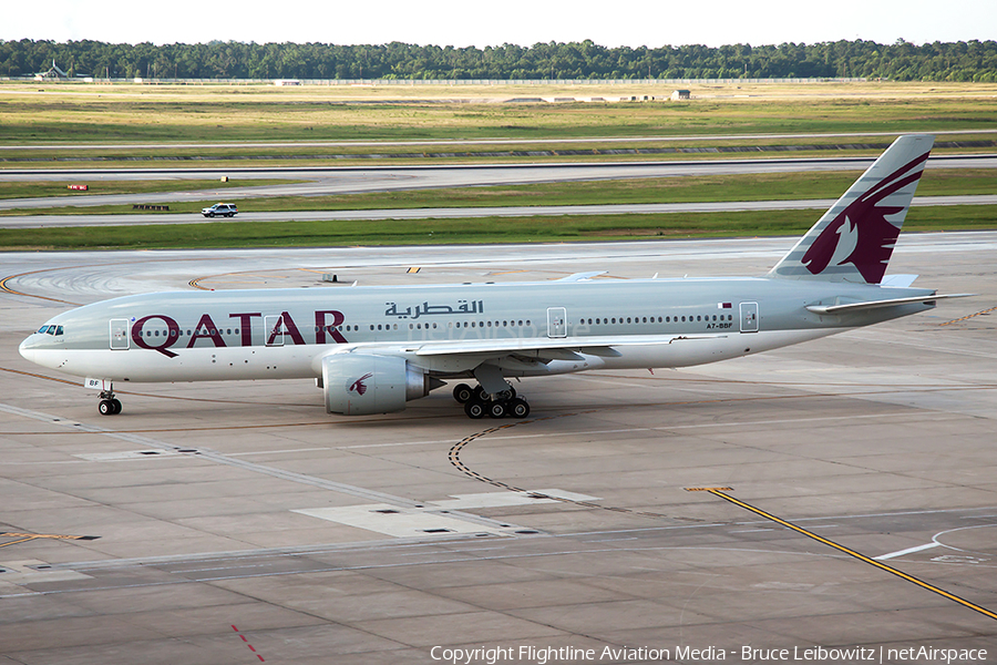 Qatar Airways Boeing 777-2DZ(LR) (A7-BBF) | Photo 95582
