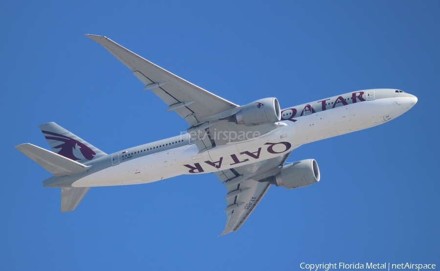 Qatar Airways Boeing 777-2DZ(LR) (A7-BBF) | Photo 551815