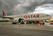 Qatar Airways Boeing 777-2DZ(LR) (A7-BBF) at  Oslo - Gardermoen, Norway