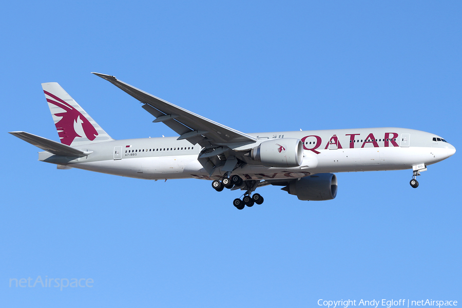 Qatar Airways Boeing 777-2DZ(LR) (A7-BBG) | Photo 193075