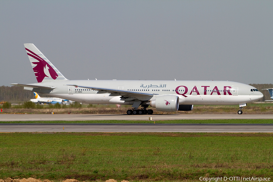 Qatar Airways Boeing 777-2DZ(LR) (A7-BBG) | Photo 383309