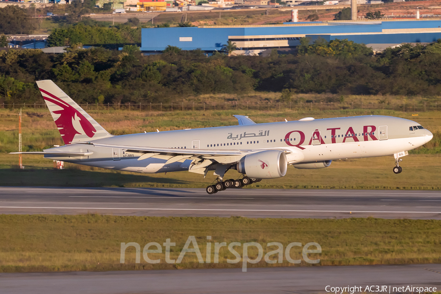 Qatar Airways Boeing 777-2DZ(LR) (A7-BBG) | Photo 329536