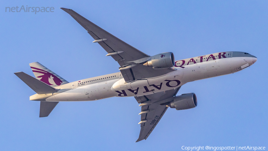 Qatar Airways Boeing 777-2DZ(LR) (A7-BBG) | Photo 393995