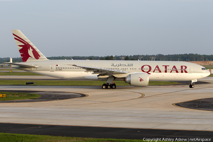 Qatar Airways Boeing 777-2DZ(LR) (A7-BBH) | Photo 201117