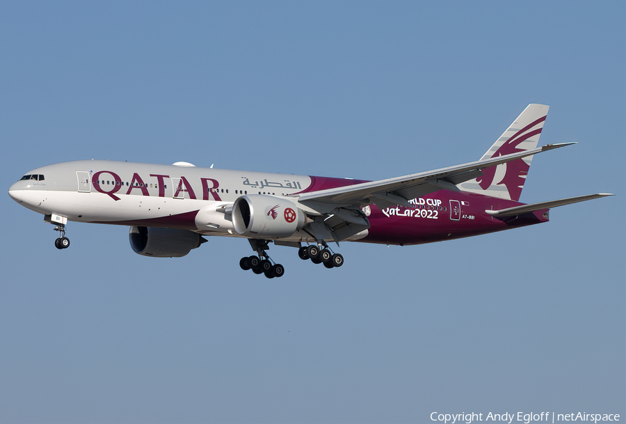 Qatar Airways Boeing 777-2DZ(LR) (A7-BBI) | Photo 477816