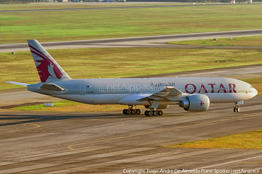 Qatar Airways Boeing 777-2DZ(LR) (A7-BBI) | Photo 387373