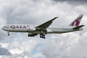 Qatar Airways Boeing 777-2DZ(LR) (A7-BBI) at  London - Heathrow, United Kingdom