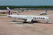Qatar Airways Boeing 777-2DZ(LR) (A7-BBI) at  Manchester - International (Ringway), United Kingdom