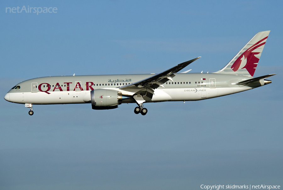Qatar Airways Boeing 787-8 Dreamliner (A7-BCB) | Photo 21748