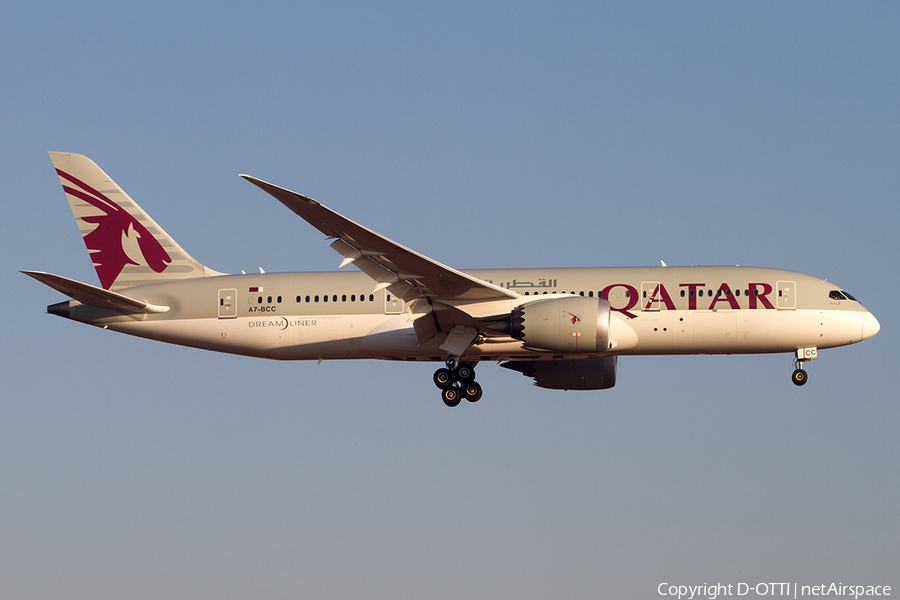 Qatar Airways Boeing 787-8 Dreamliner (A7-BCC) | Photo 502023