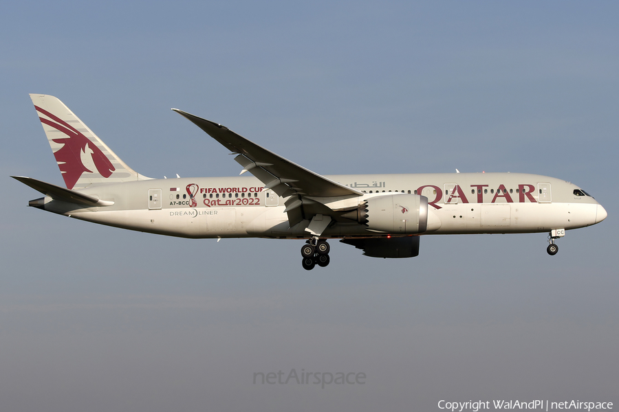 Qatar Airways Boeing 787-8 Dreamliner (A7-BCC) | Photo 537156