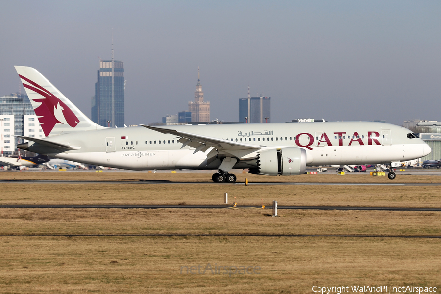 Qatar Airways Boeing 787-8 Dreamliner (A7-BCD) | Photo 494768