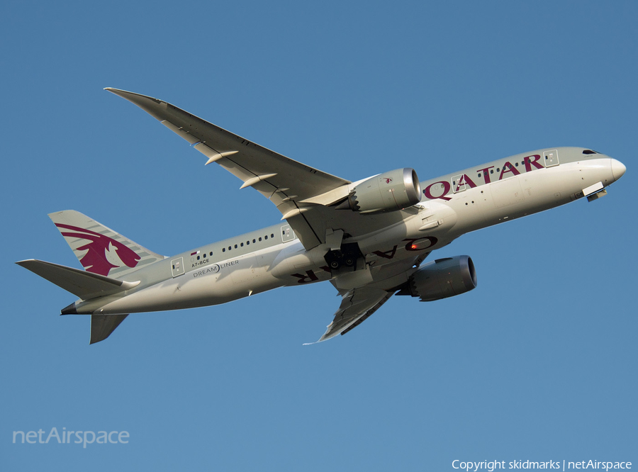 Qatar Airways Boeing 787-8 Dreamliner (A7-BCE) | Photo 104287