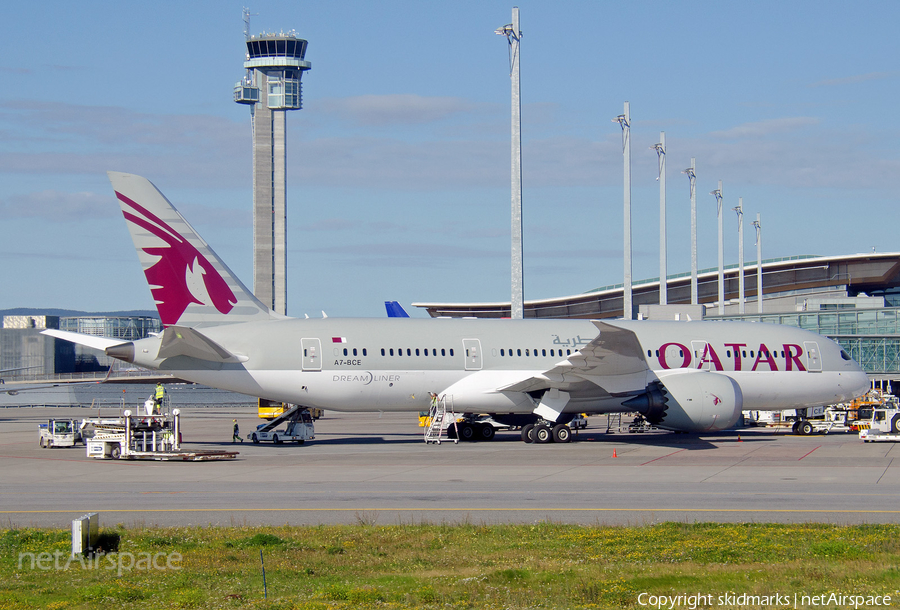 Qatar Airways Boeing 787-8 Dreamliner (A7-BCE) | Photo 55013